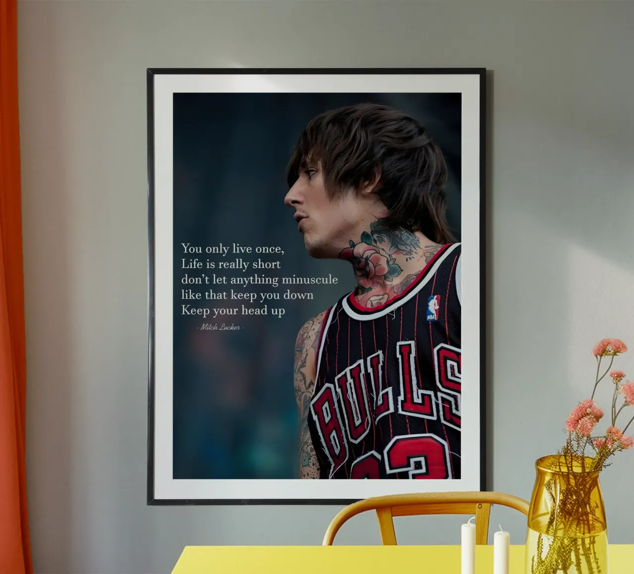 Mitch Lucker Suicide Silence poster da Musadad Shop