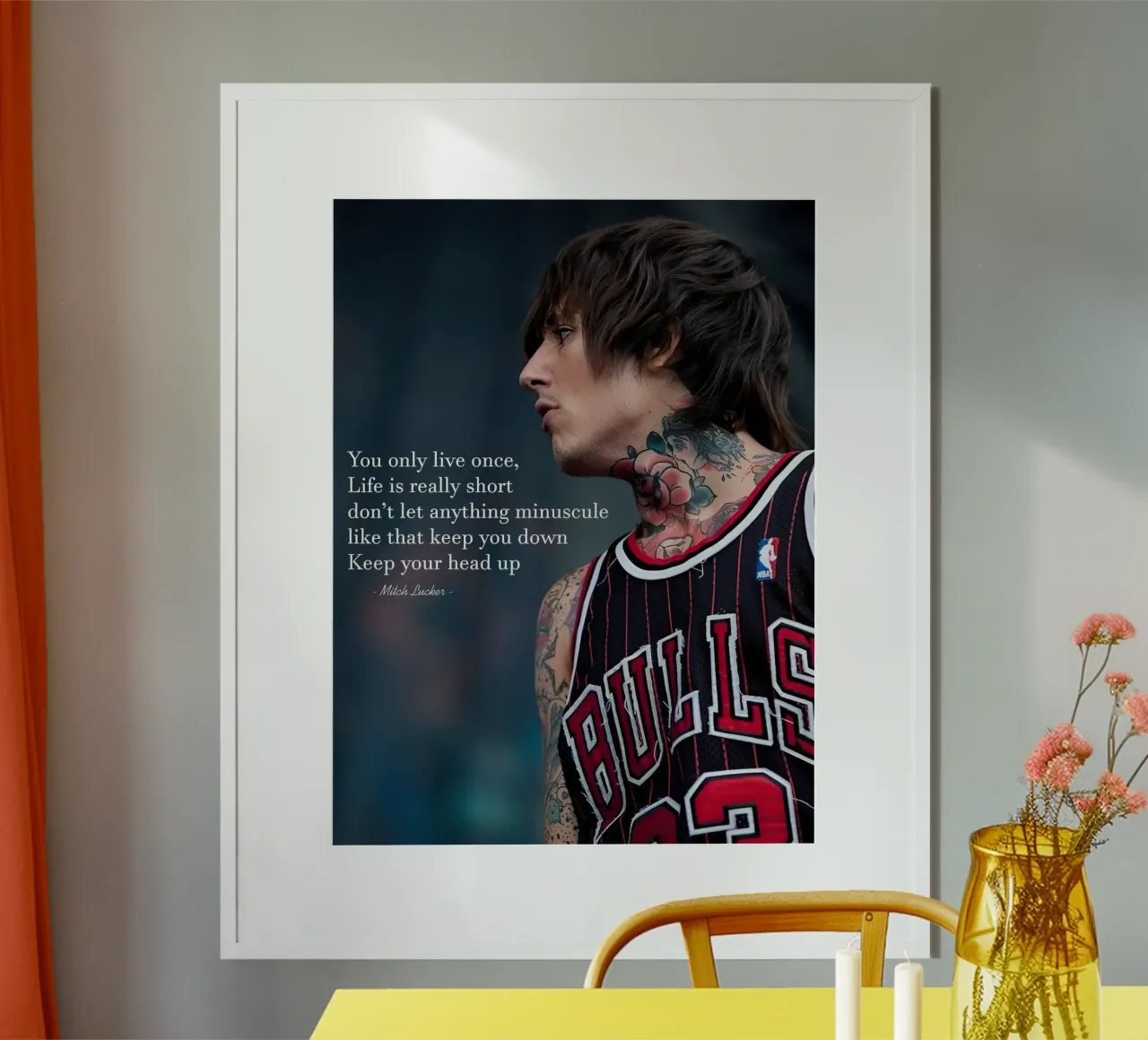 Mitch Lucker Suicide Silence poster da Musadad Shop