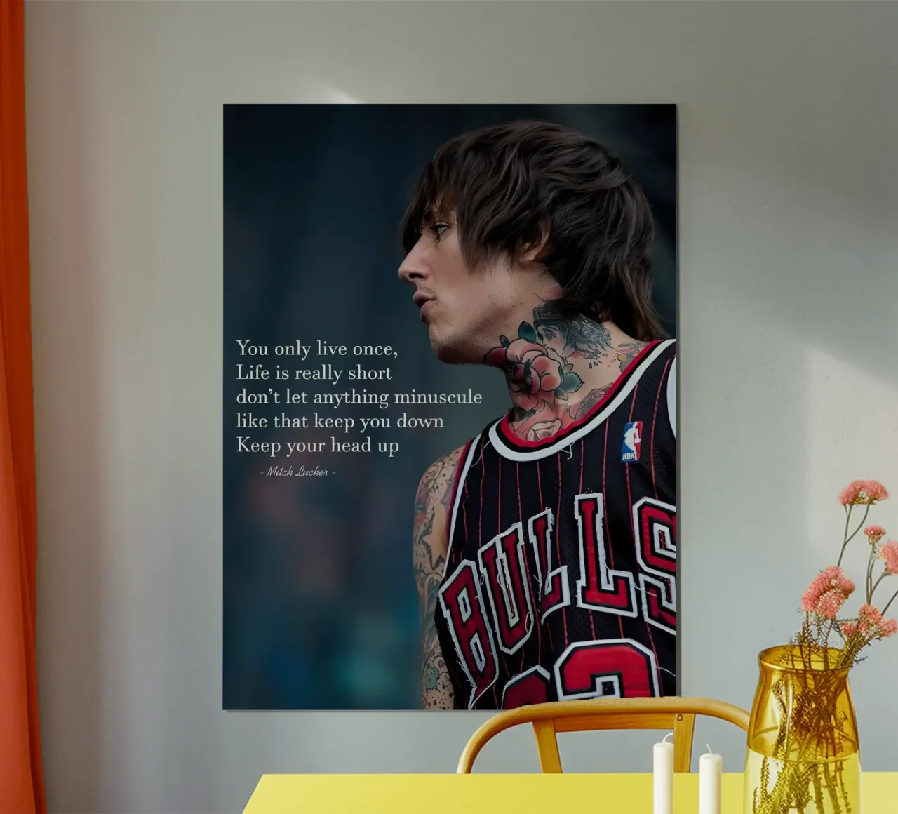 Mitch Lucker Suicide Silence poster da Musadad Shop