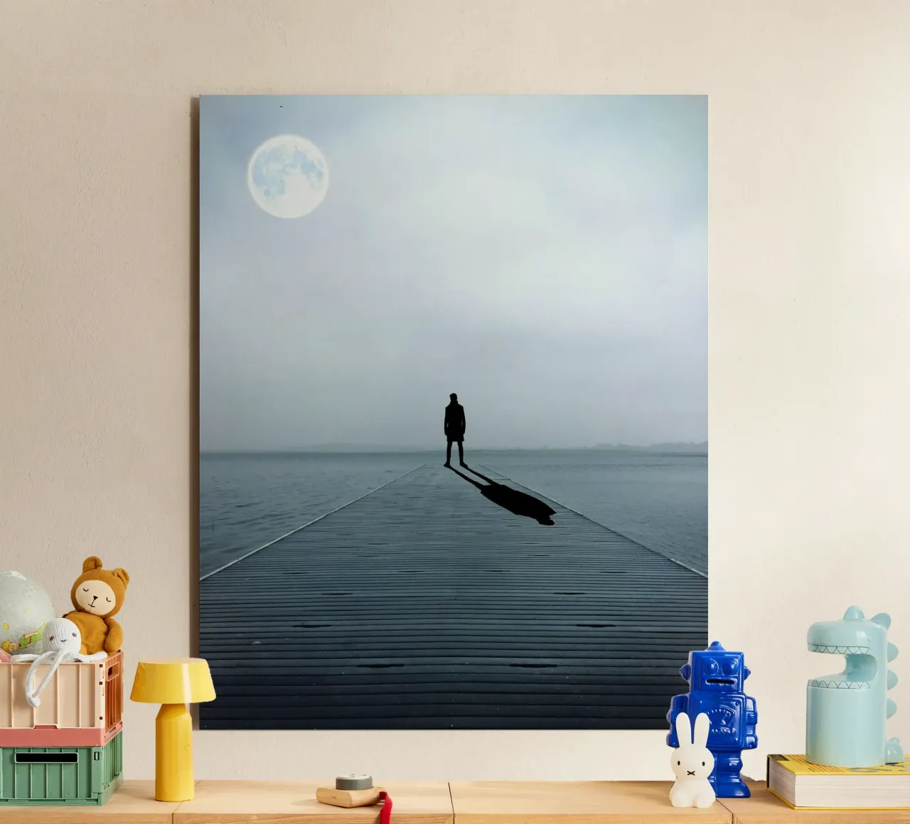 shadow men aluminium-dibond van Creaton