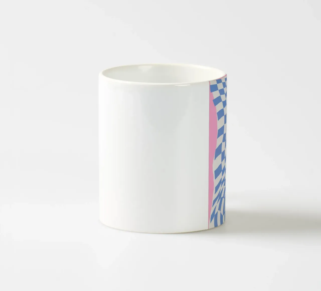 Tessuto checker 05 tazza in ceramica da Little Dean