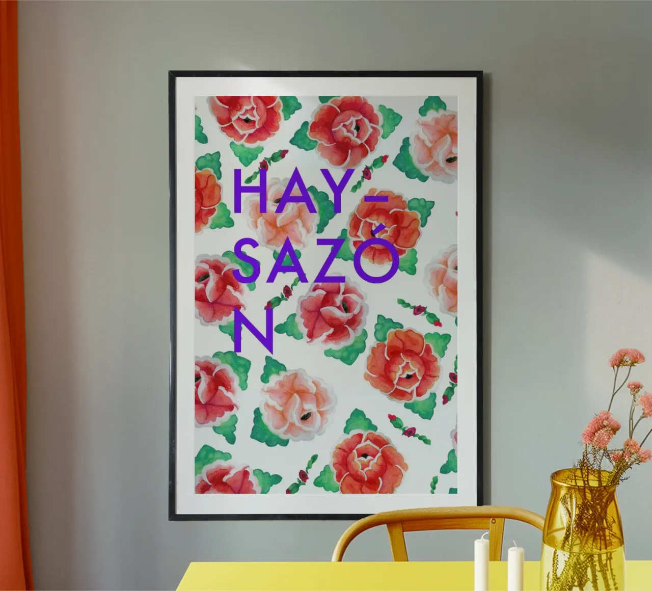 Las Rosas de Bartolomé - Hay sazón poster con telaio in plastica da Sandra De Leon