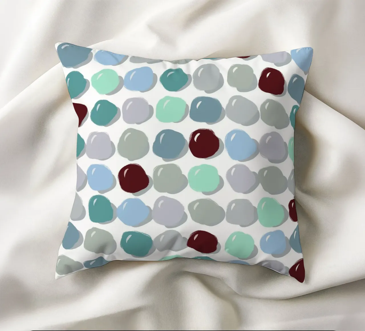 Pebbles Blue cuscino da Viola