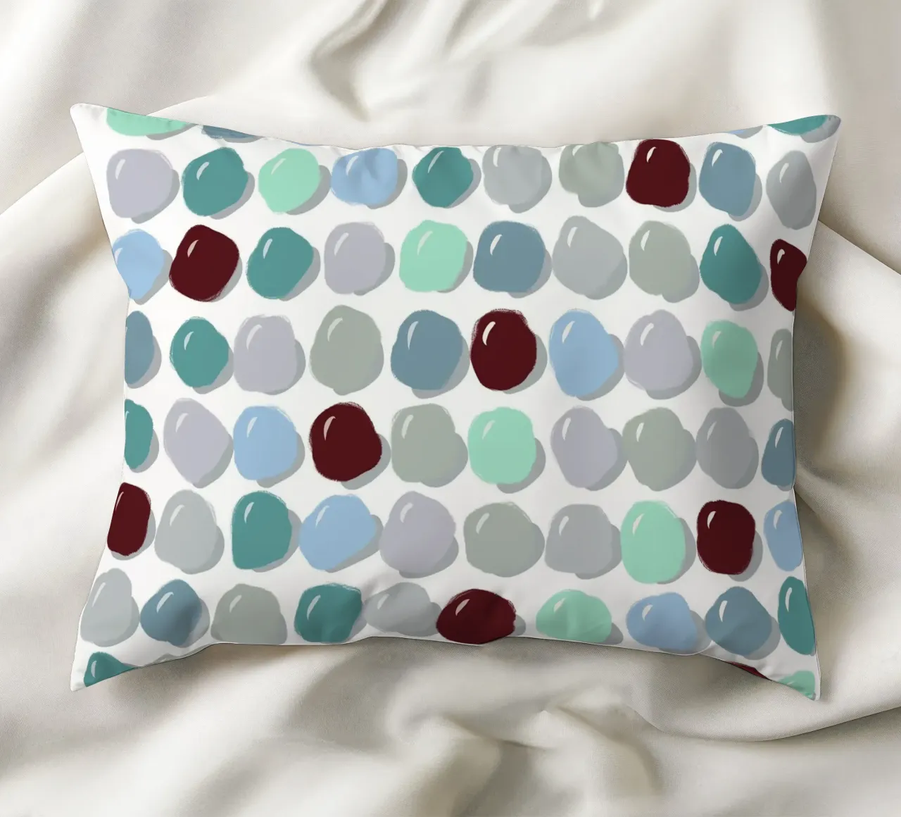 Pebbles Blue cuscino da Viola