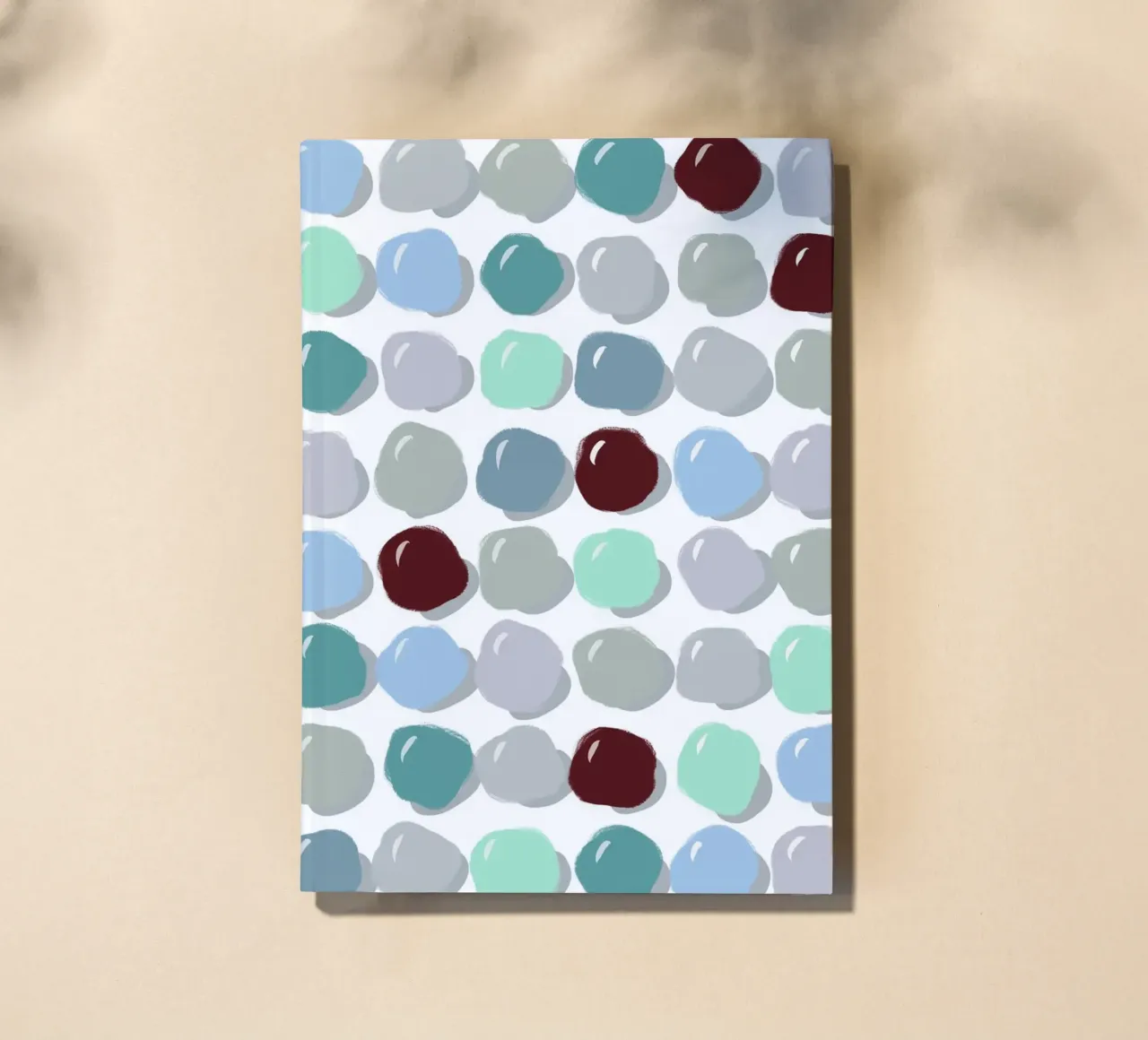 Pebbles Blue Notizbuch von Viola