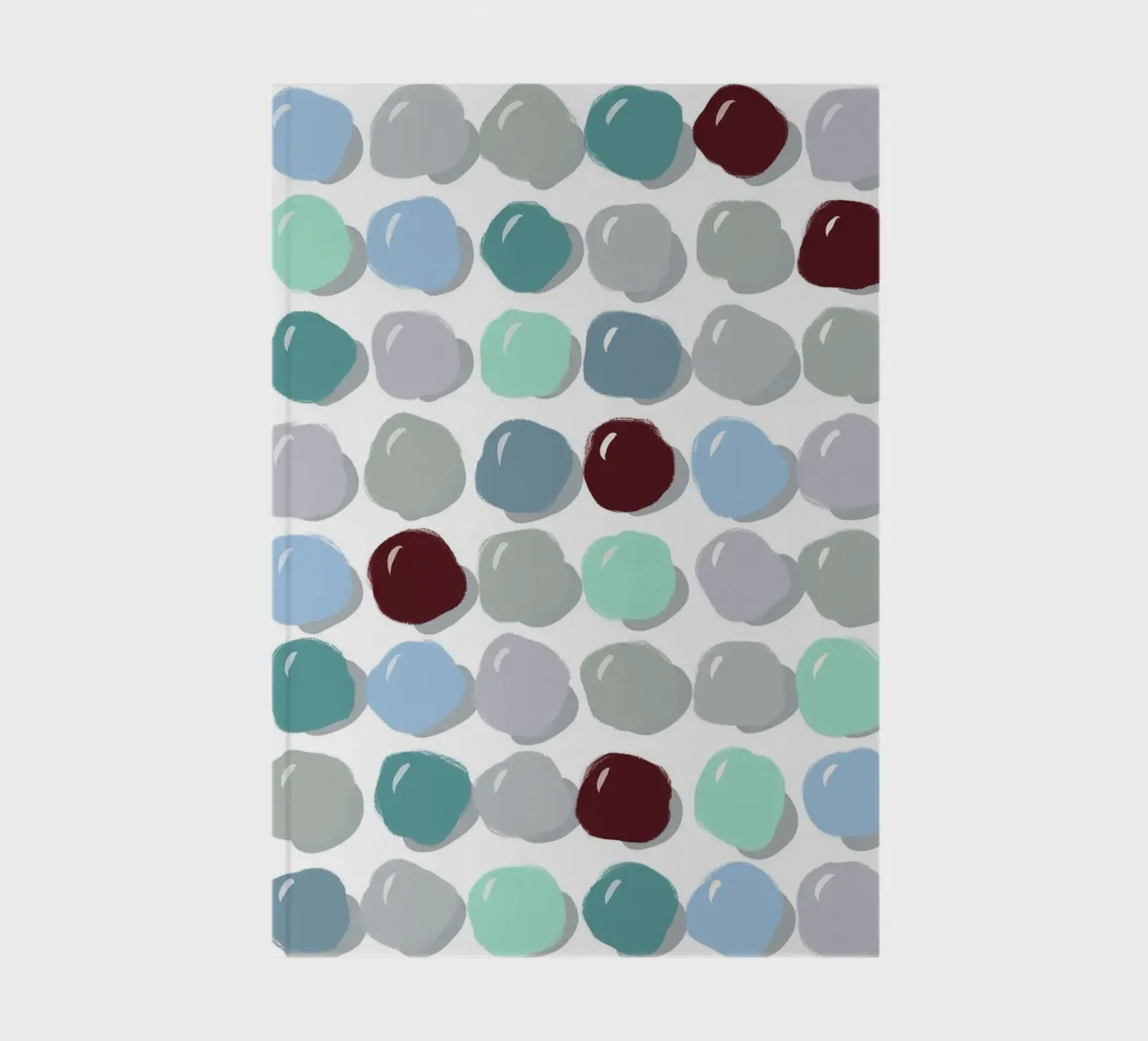 Pebbles Blue Notizbuch von Viola