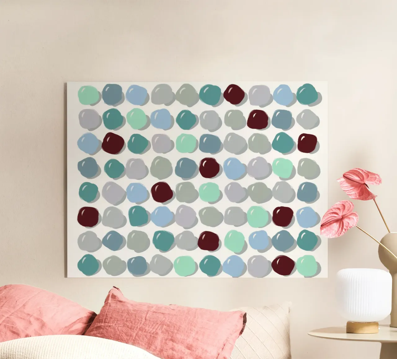 Pebbles Blue plexiglass da Viola