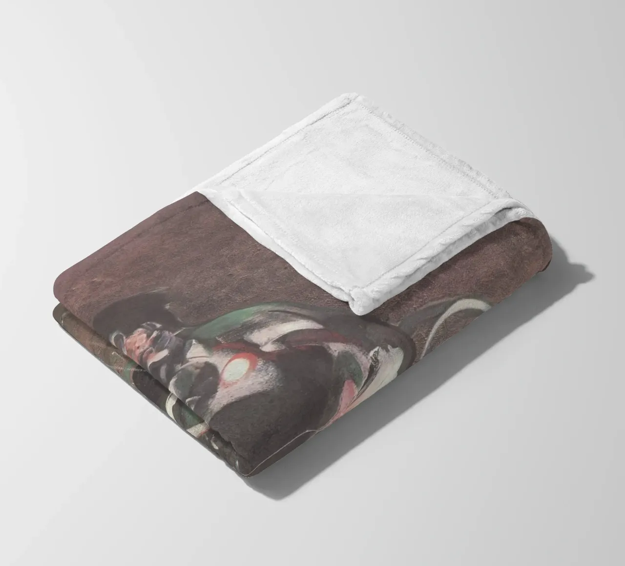 Georges Cyclist fleece blanket by Collins Shop