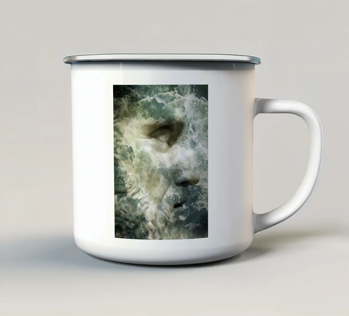 Captain enamel mug by Angelo Cerantola