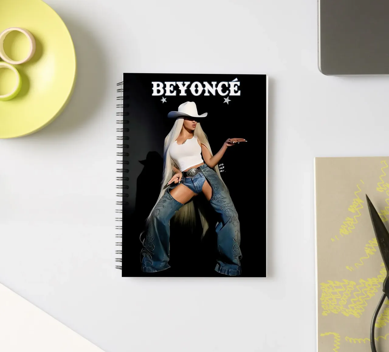 Beyonce spiral notebook by Musadad Shop