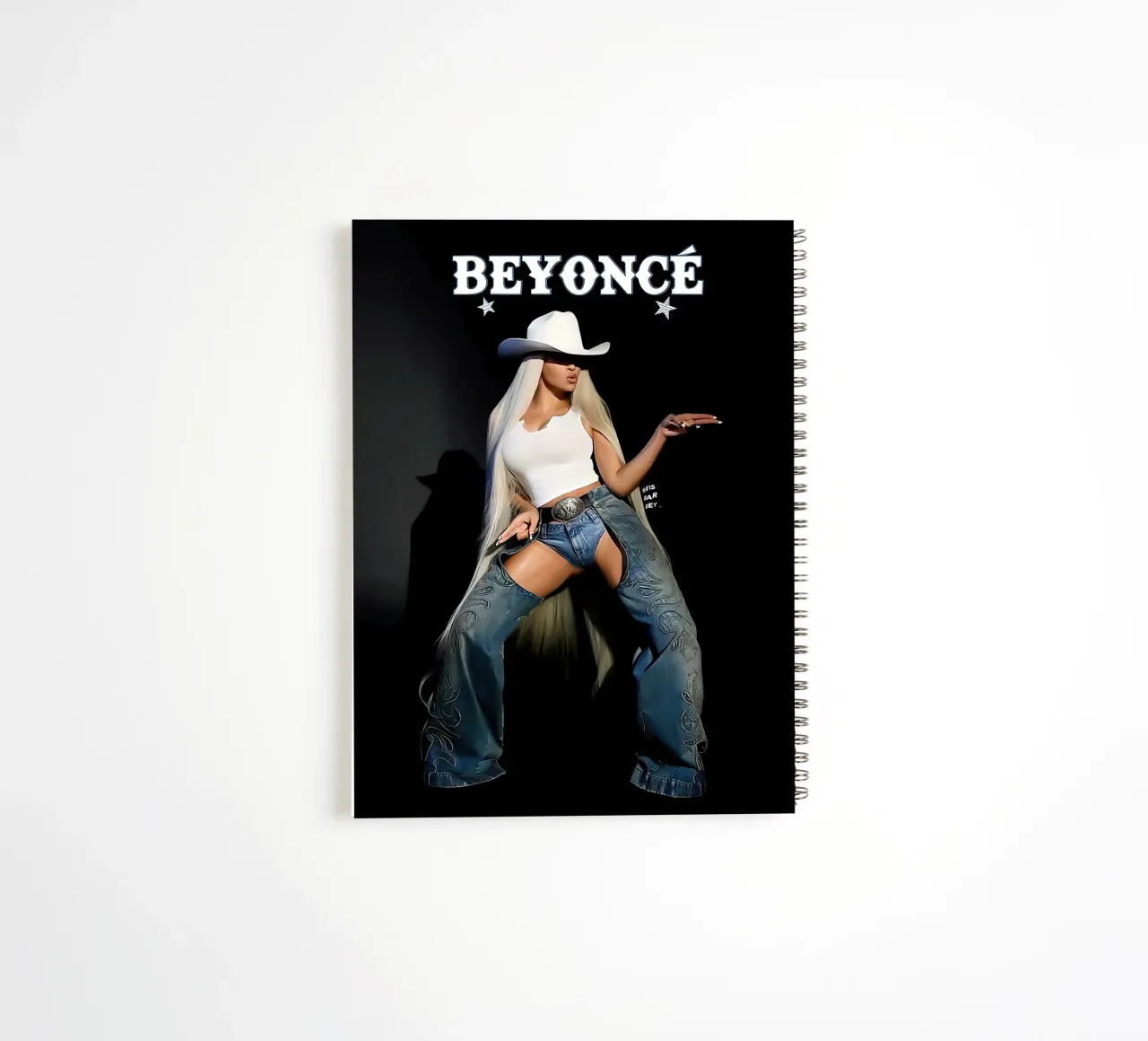 Beyonce spiral notebook by Musadad Shop