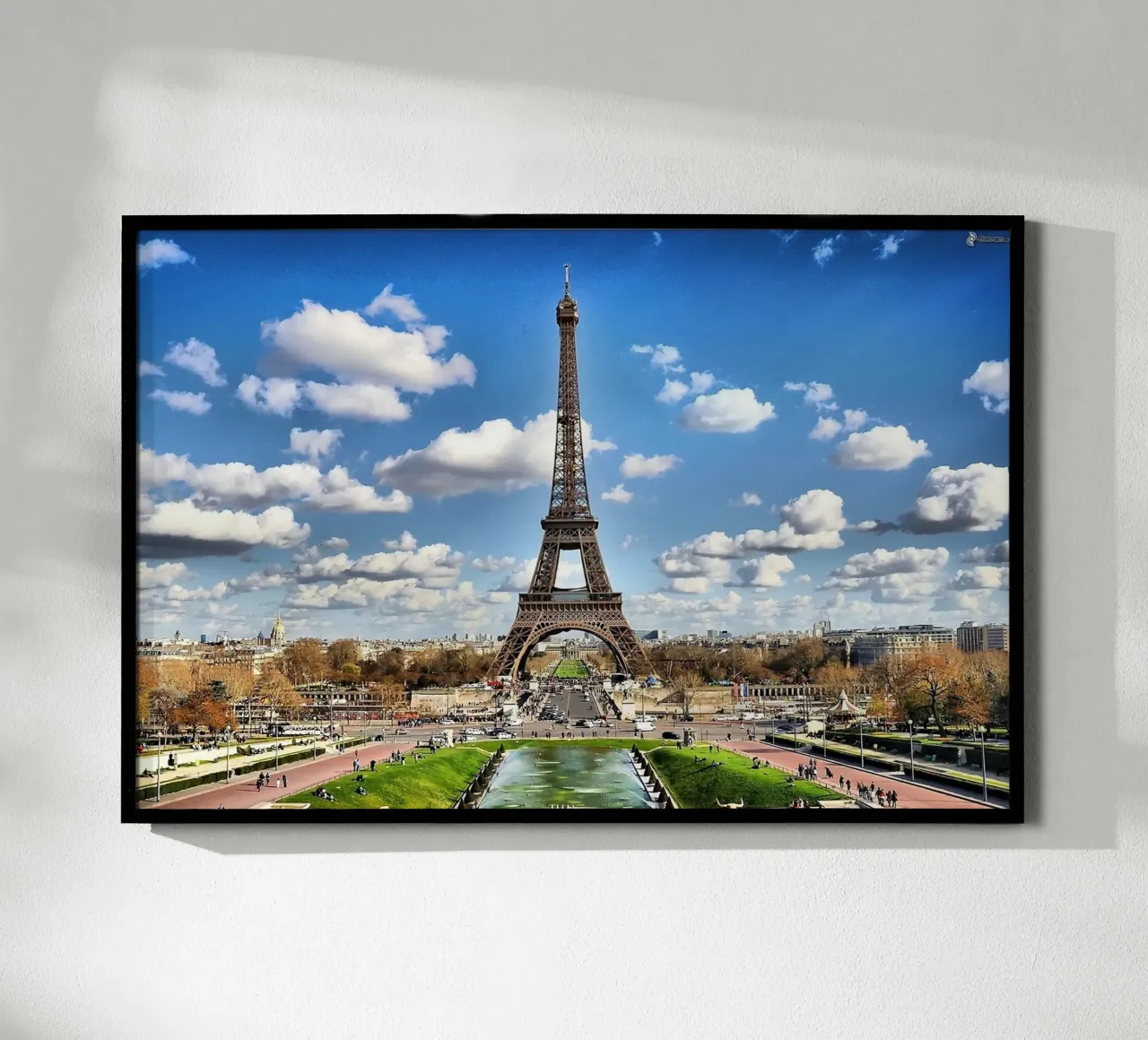 Vista sulla Torre Eiffel, Parigi, Francia carta hahnemühle da Wanderlust Vibes
