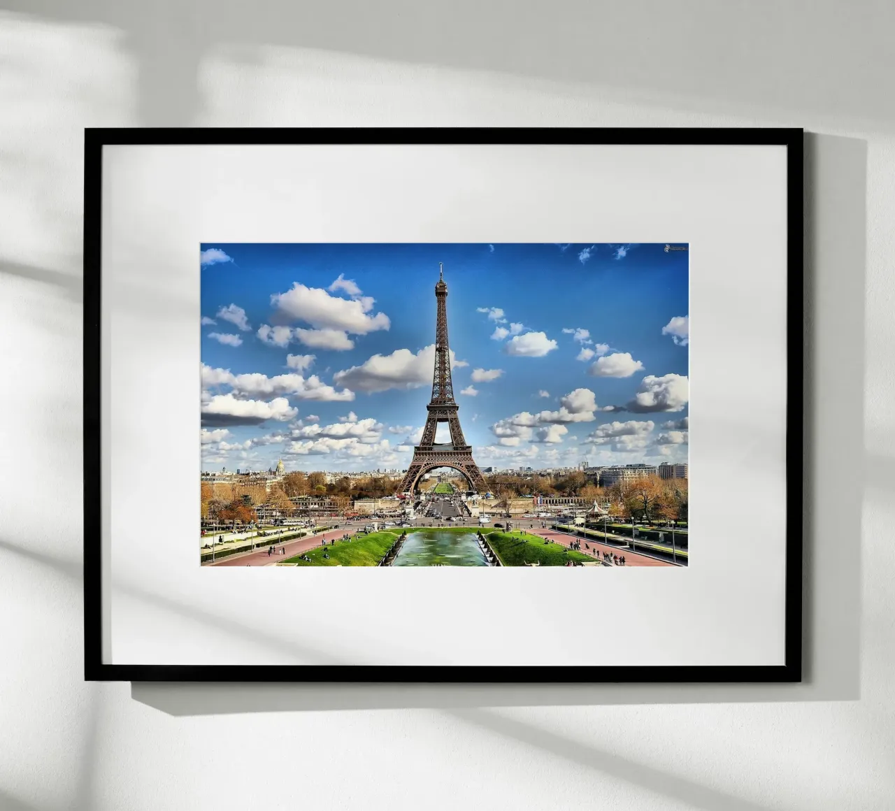 Vista sulla Torre Eiffel, Parigi, Francia carta hahnemühle da Wanderlust Vibes