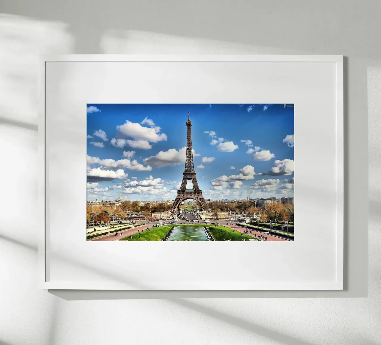 Vista sulla Torre Eiffel, Parigi, Francia carta hahnemühle da Wanderlust Vibes