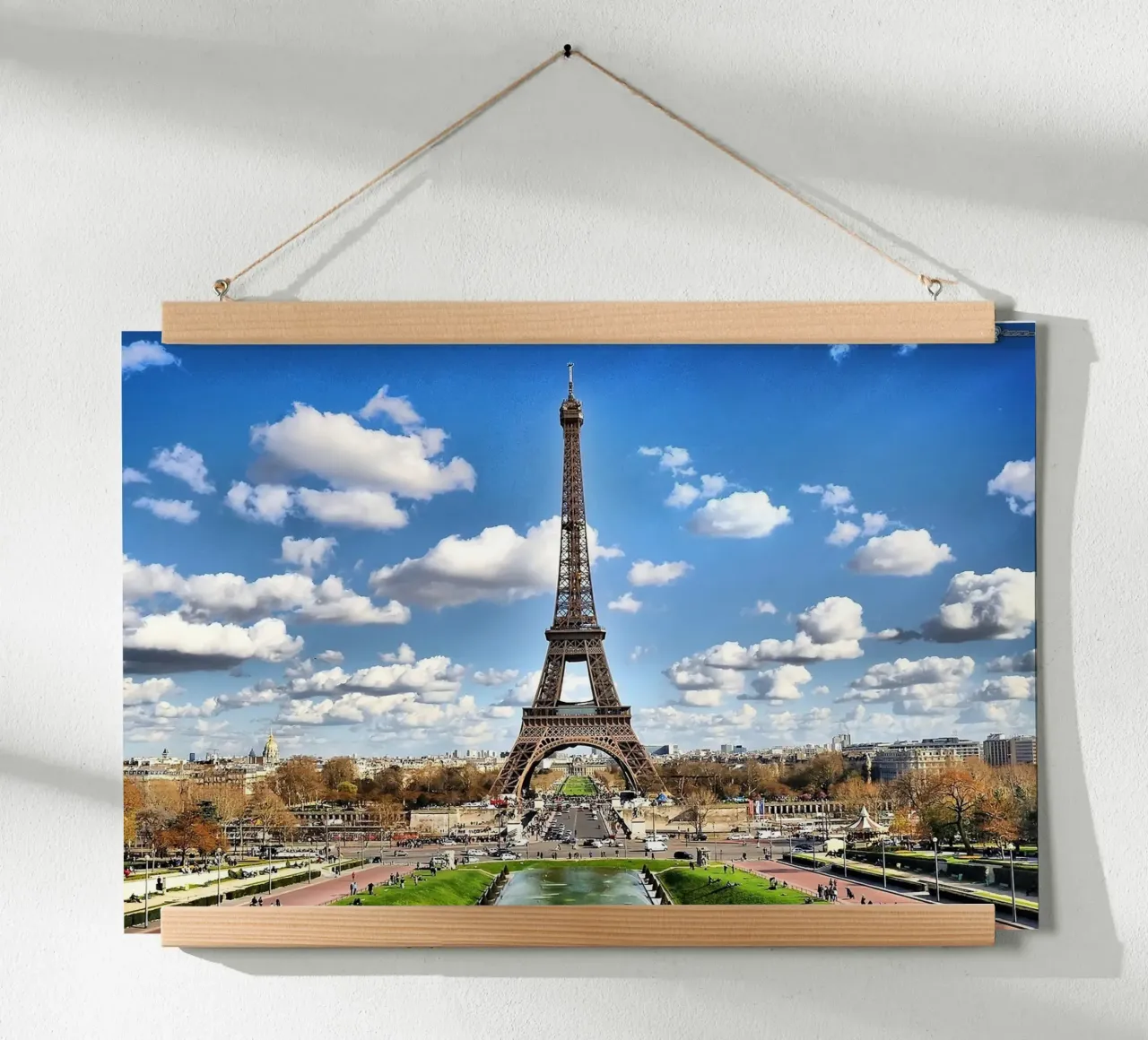 Vista sulla Torre Eiffel, Parigi, Francia carta hahnemühle da Wanderlust Vibes