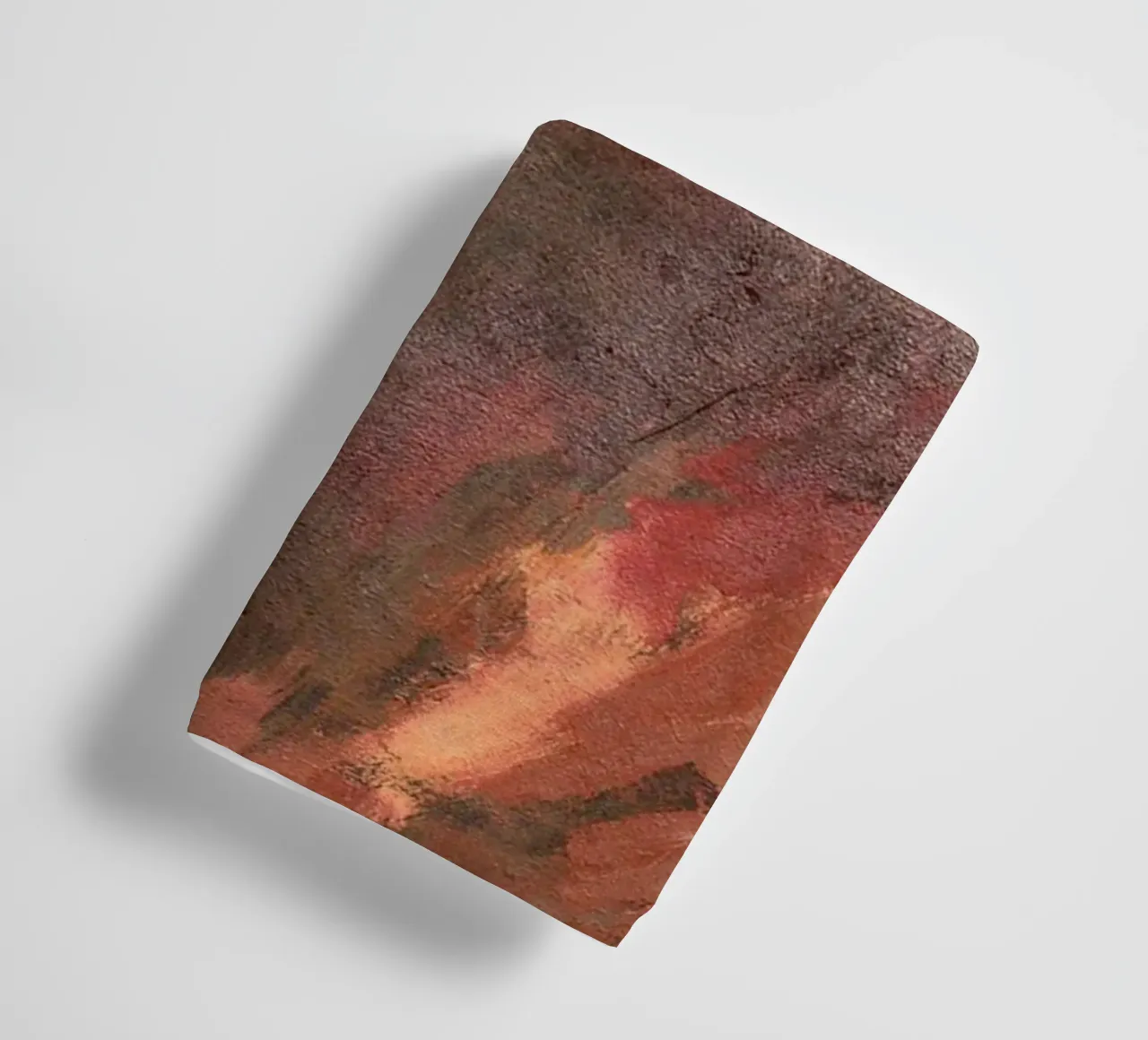 Abstract Oil Canvas Explosive Red Mid towel by Collins Shop