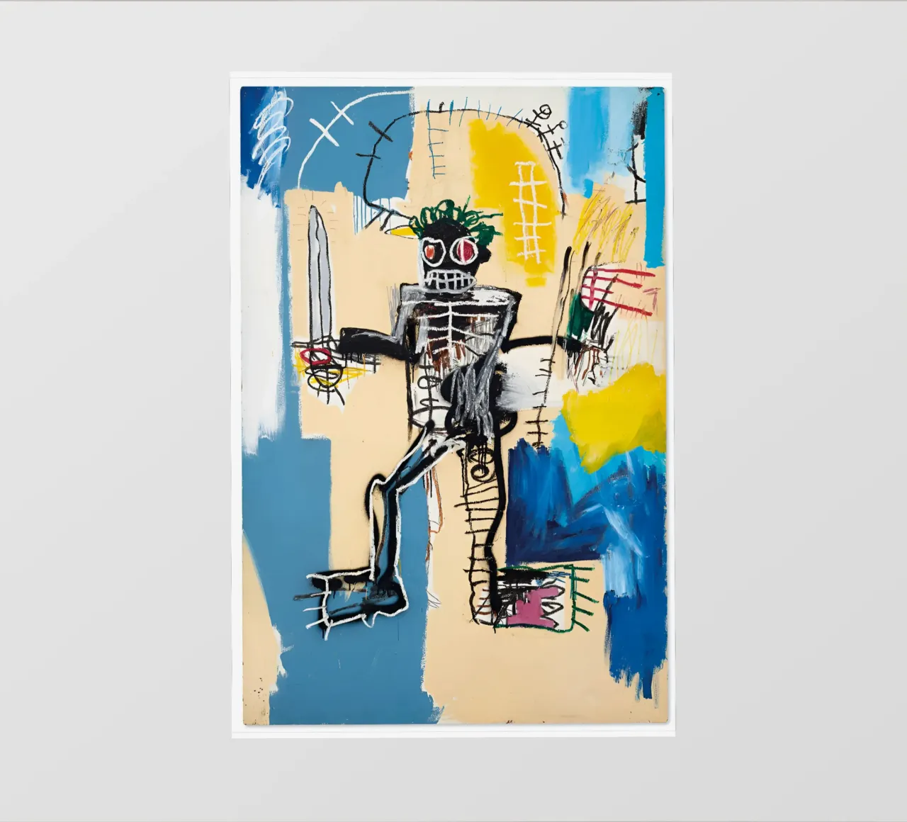 Michel Basquiat - American artist backlit film by Tara Bergener