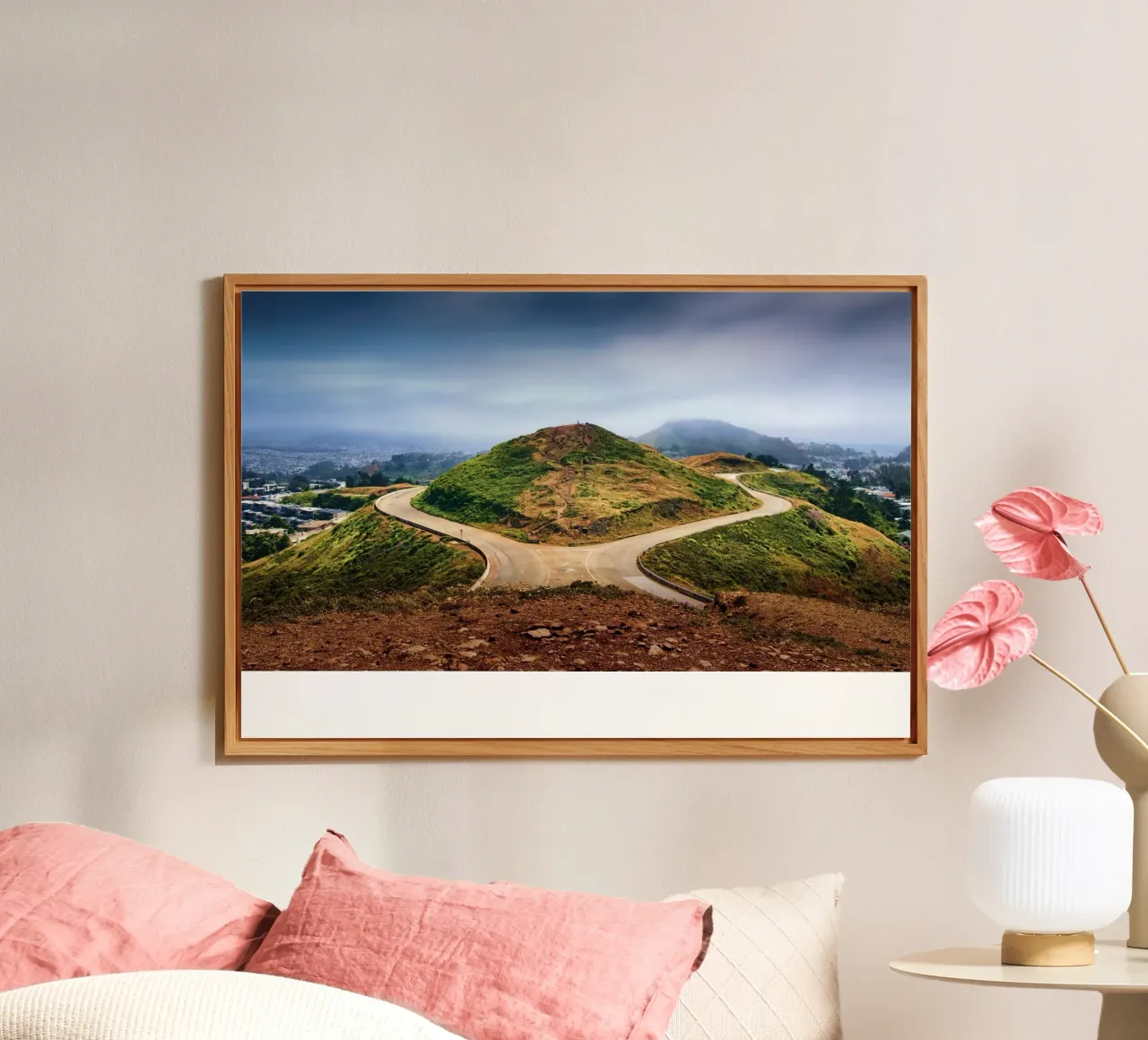 Vue de Twin Peaks, San Francisco alu dibond de Wanderlust Vibes