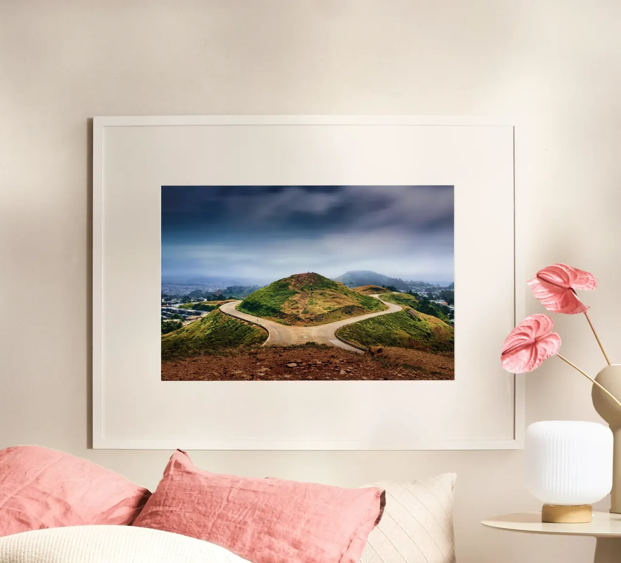 Vue de Twin Peaks, San Francisco hahnemühle de Wanderlust Vibes