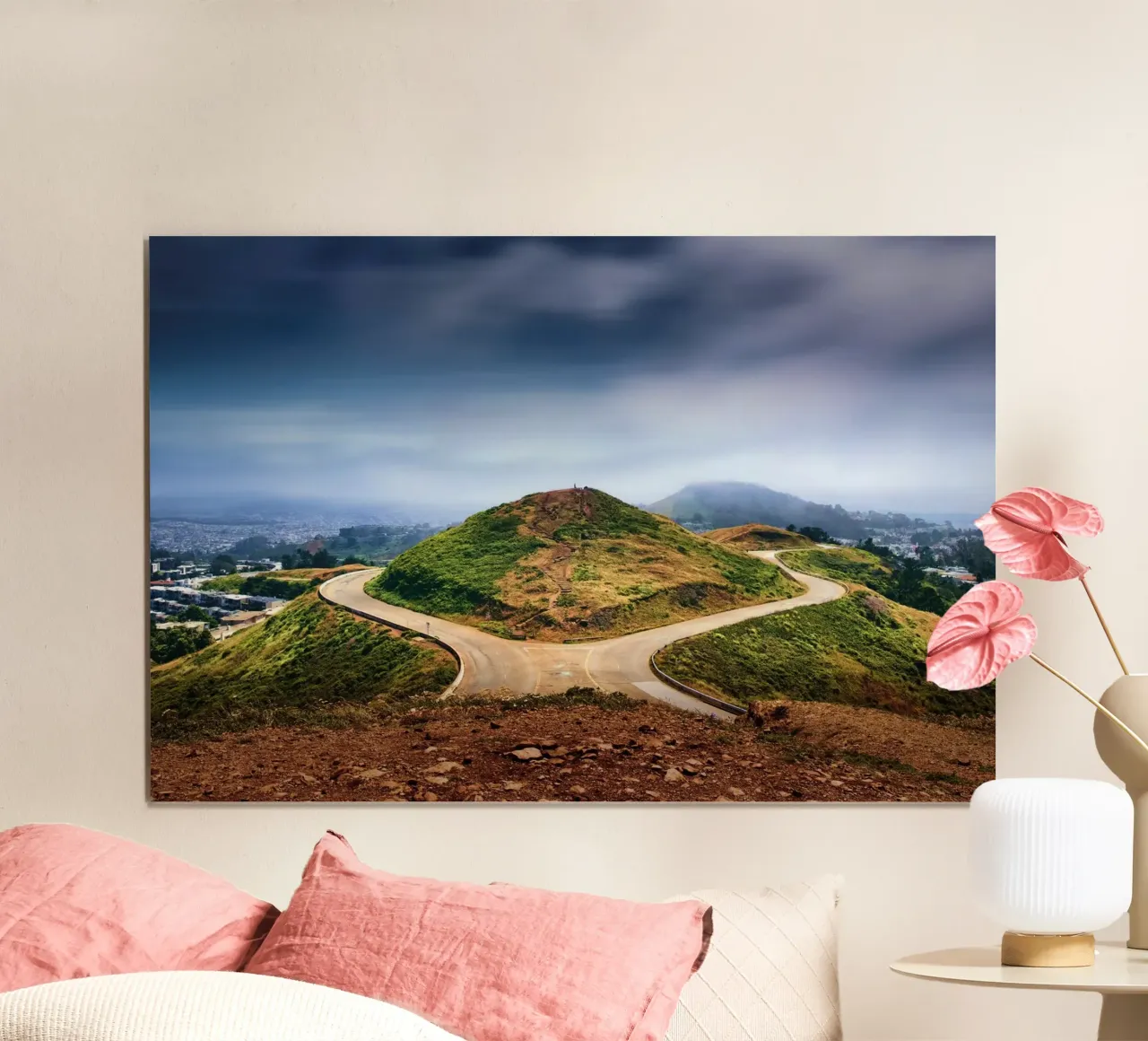 Vue de Twin Peaks, San Francisco hahnemühle de Wanderlust Vibes
