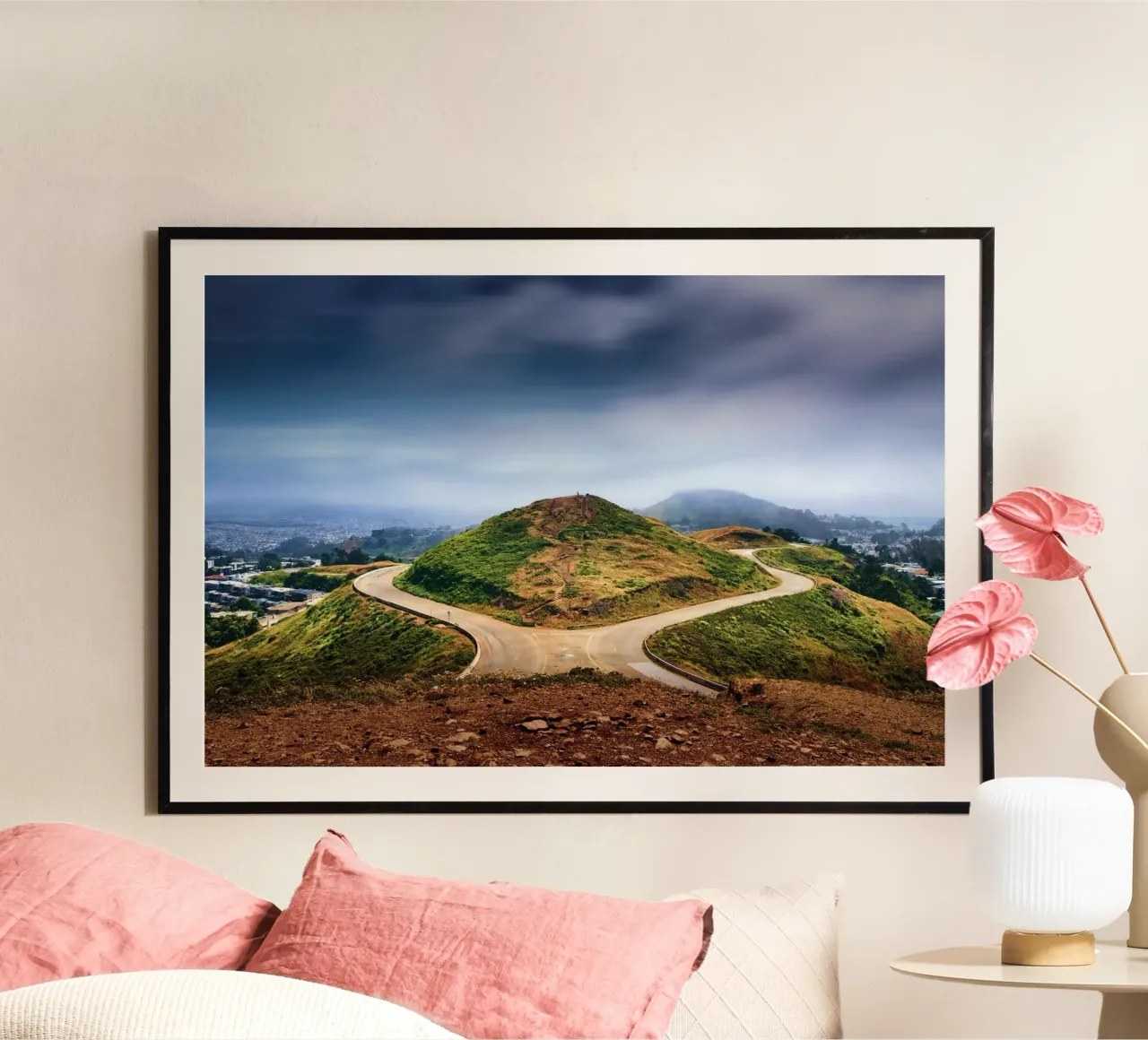 Vue de Twin Peaks, San Francisco hahnemühle de Wanderlust Vibes
