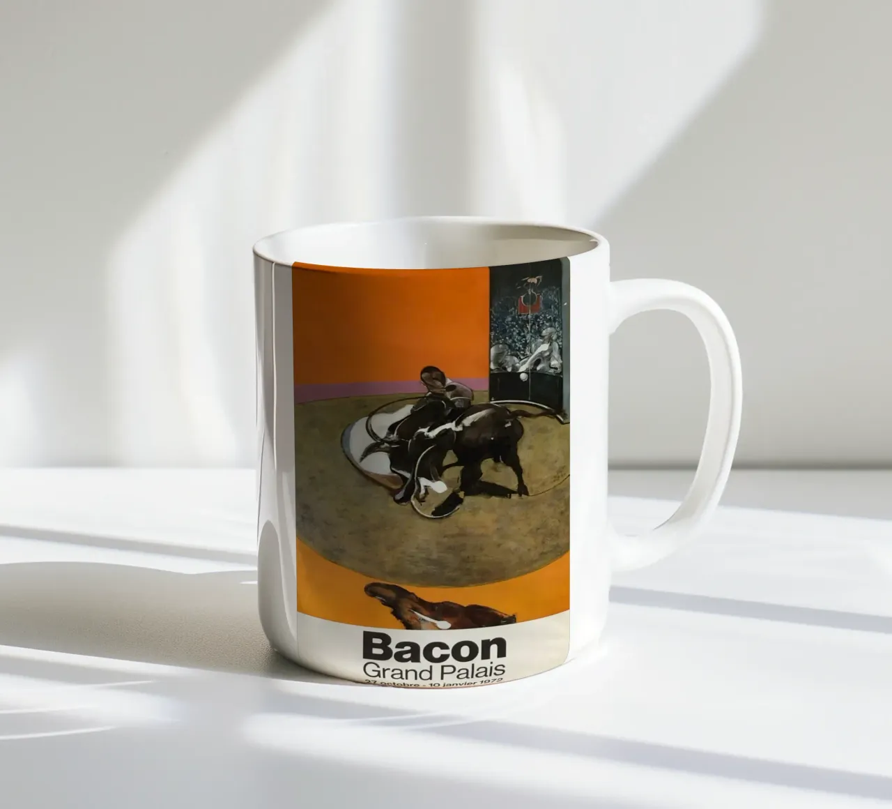 bacon grand palais ceramic mug by Collins Shop