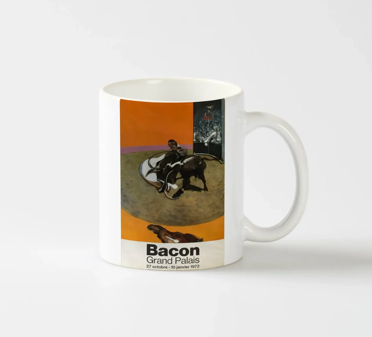 bacon grand palais ceramic mug by Collins Shop