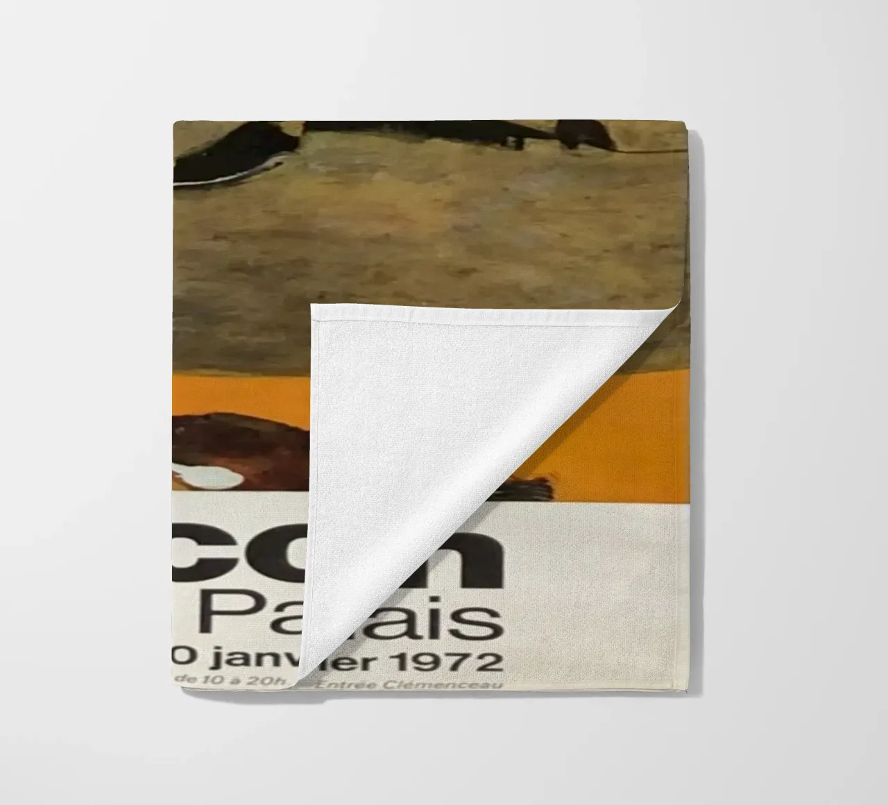 bacon grand palais beach towel by Collins Shop
