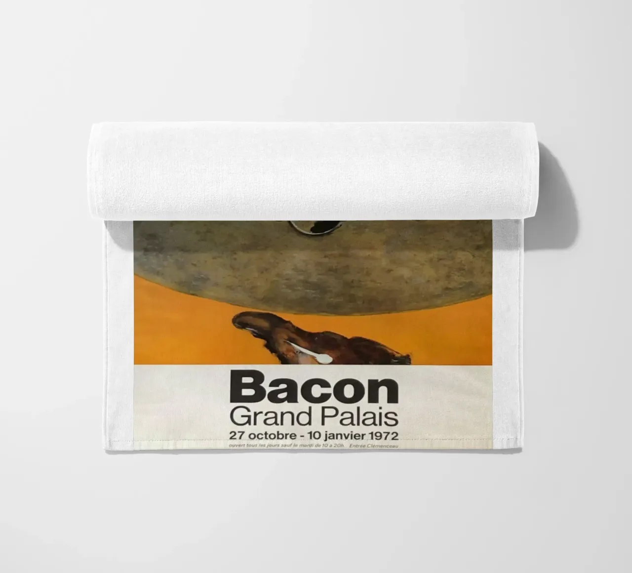 bacon grand palais beach towel by Collins Shop