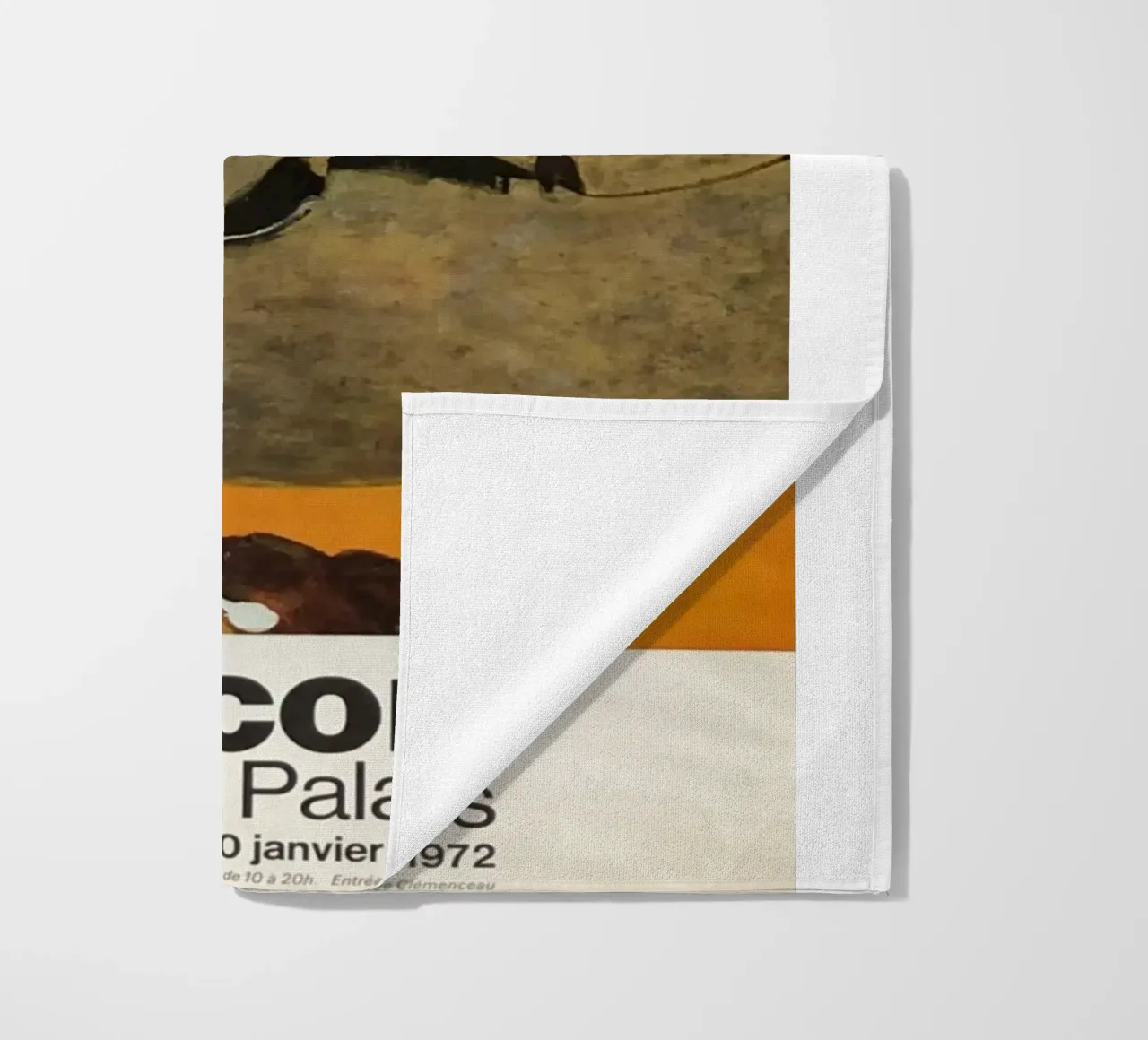 bacon grand palais beach towel by Collins Shop