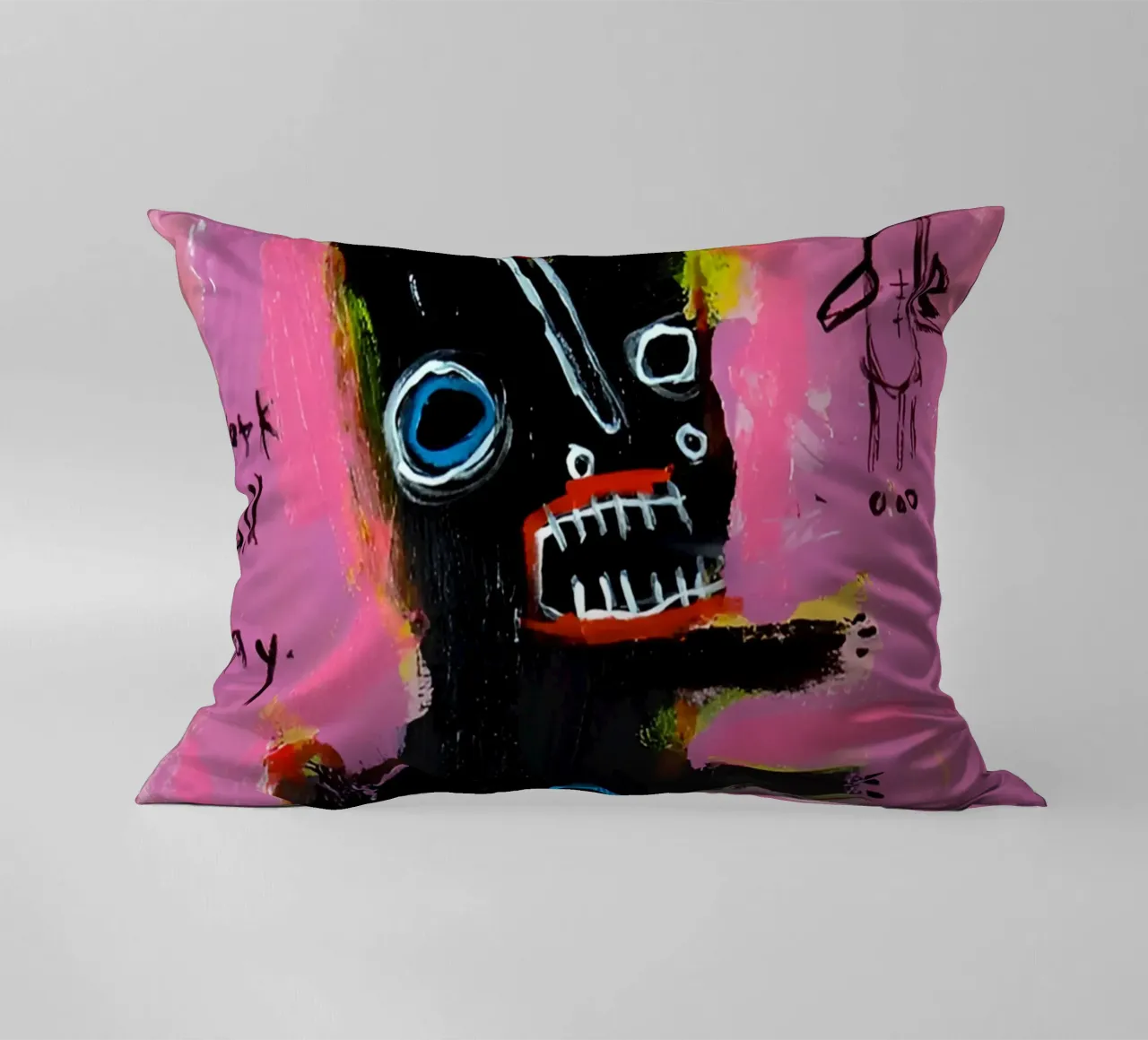 michel basquiat - abstract cuscino da Tara Bergener