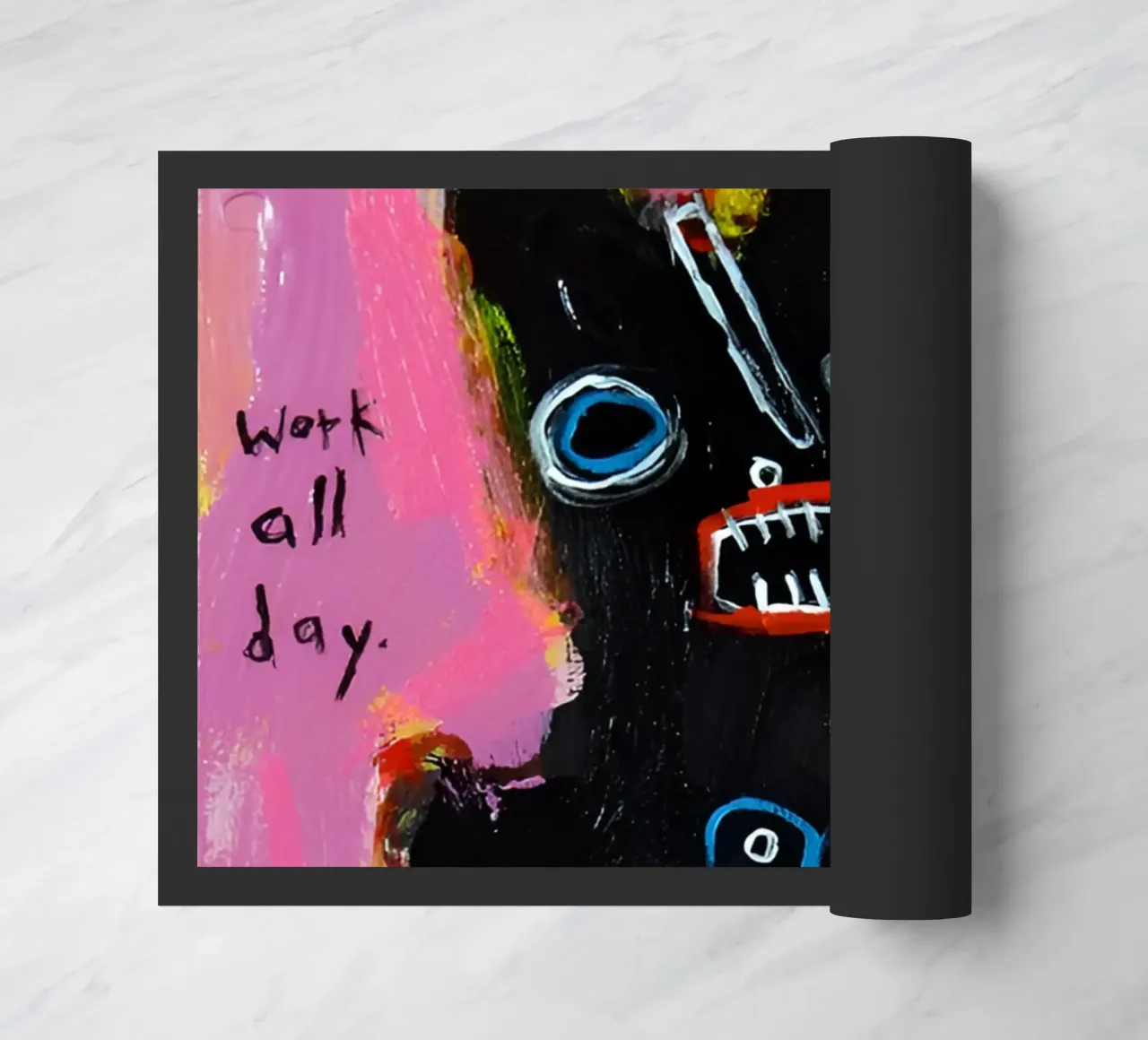 michel basquiat - abstract zerbino da Tara Bergener