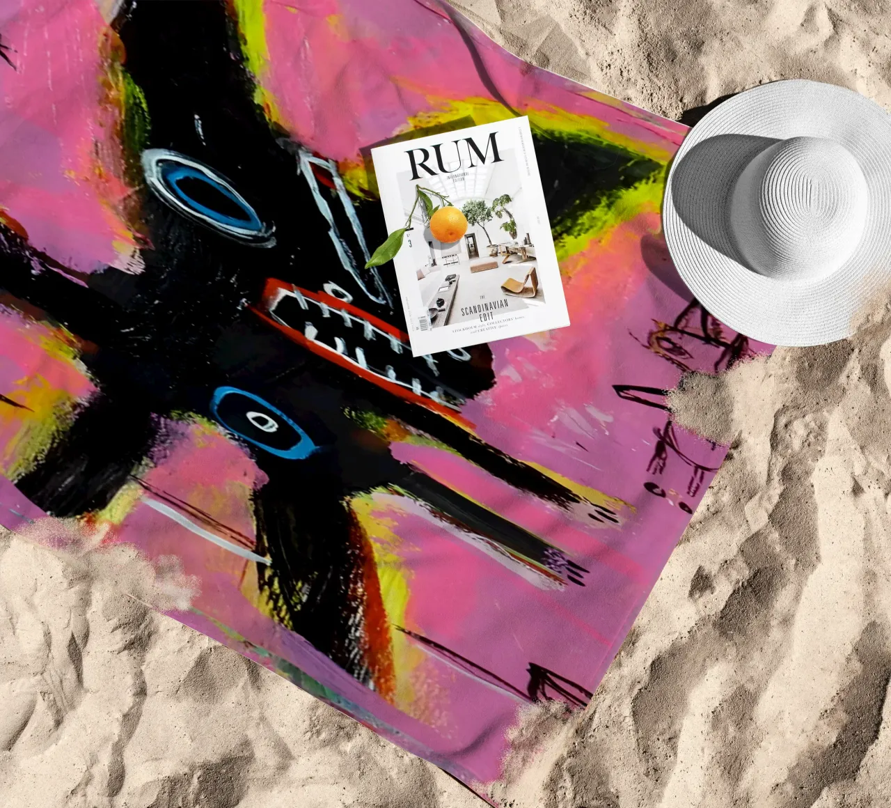 michel basquiat - abstract telo mare da Tara Bergener