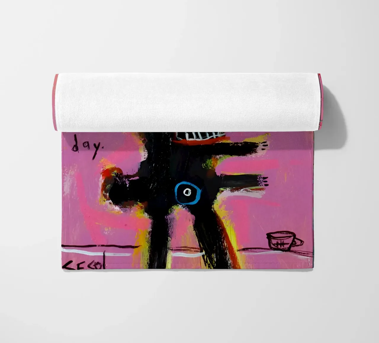 michel basquiat - abstract telo mare da Tara Bergener