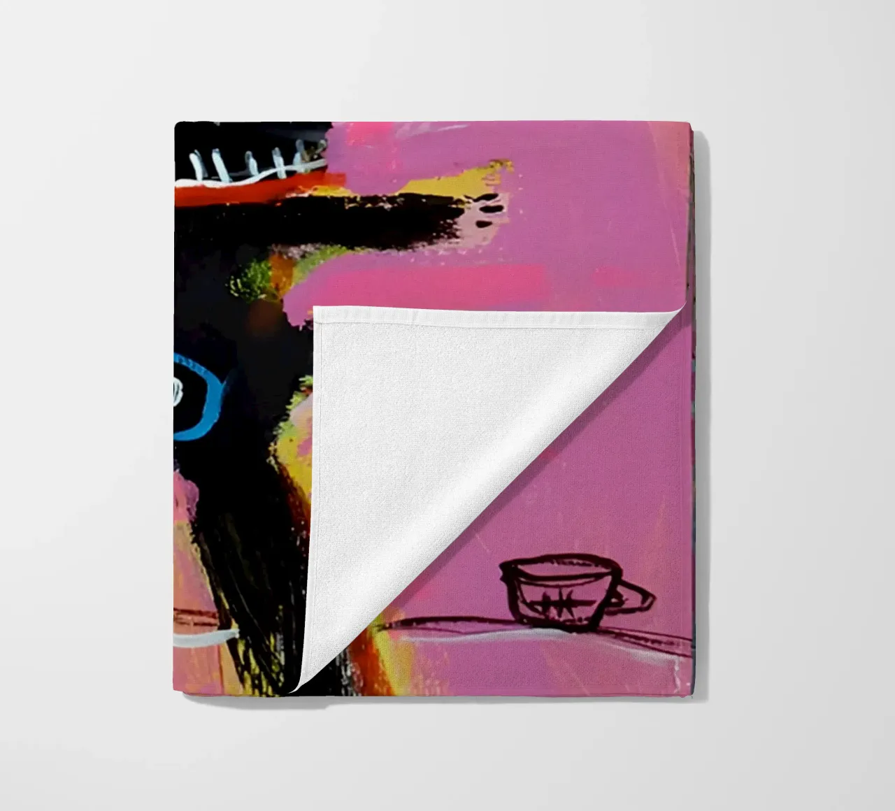 michel basquiat - abstract telo mare da Tara Bergener