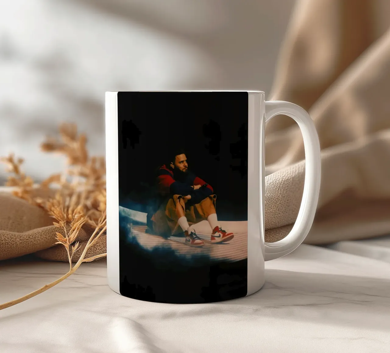 J.Cole ceramic mug by Musadad Shop
