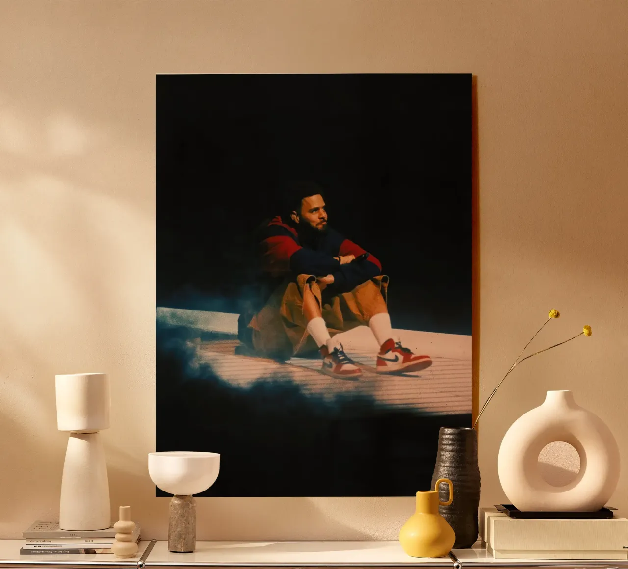 J.Cole acrylic glass by Musadad Shop