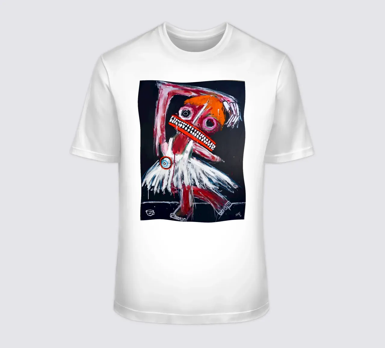 Michel Basquiat - Abstract Woman Dancing T-Shirt von Tara Bergener