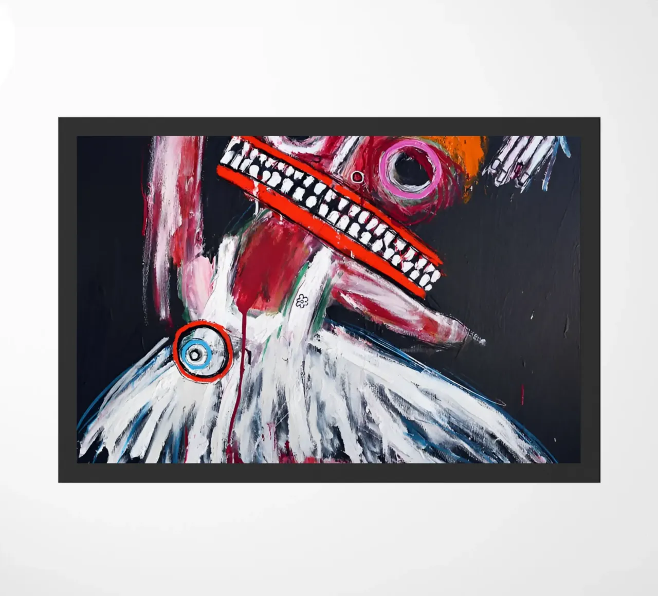Michel Basquiat - Abstract Woman Dancing zerbino da Tara Bergener
