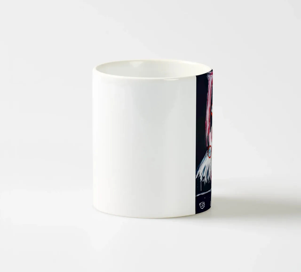 Michel Basquiat - Abstract Woman Dancing tazza in ceramica da Tara Bergener