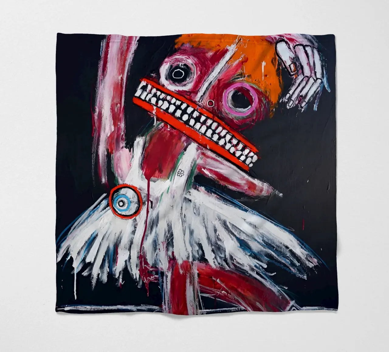 Michel Basquiat - Abstract Woman Dancing coperta in pile da Tara Bergener