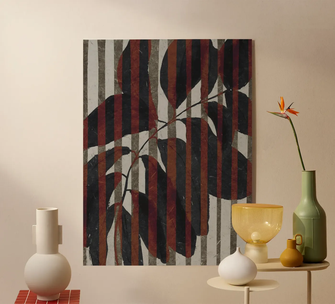 Plant And Stripes plexiglass da treechild