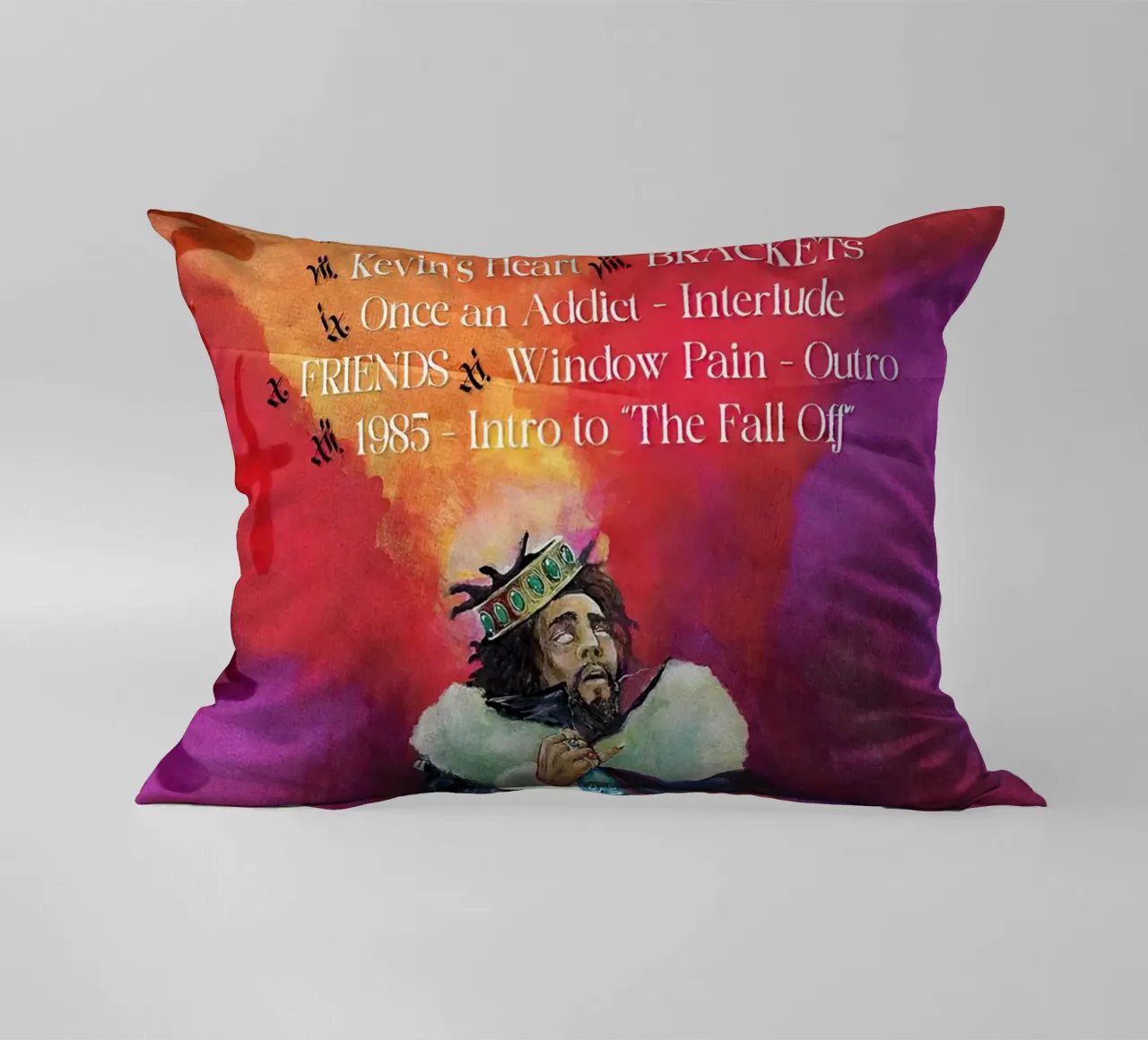 Rapper J.Cole decorative cushion by Musadad Shop