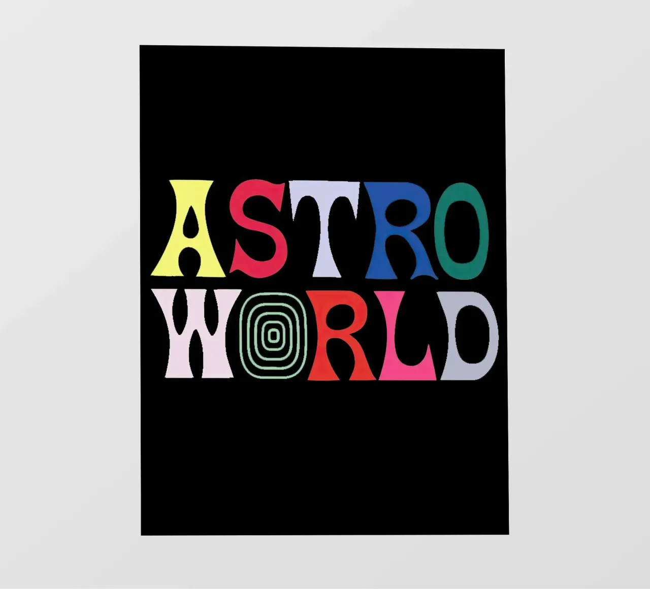 Travis Scott Astro World carta da parati fotografica da Musadad Shop