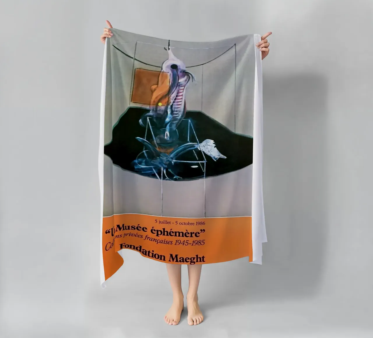 Bacon, The Ox, 1986 beach towel by Collins Shop