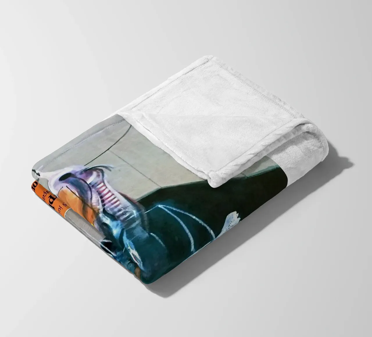 Bacon, The Ox, 1986 fleece blanket by Collins Shop