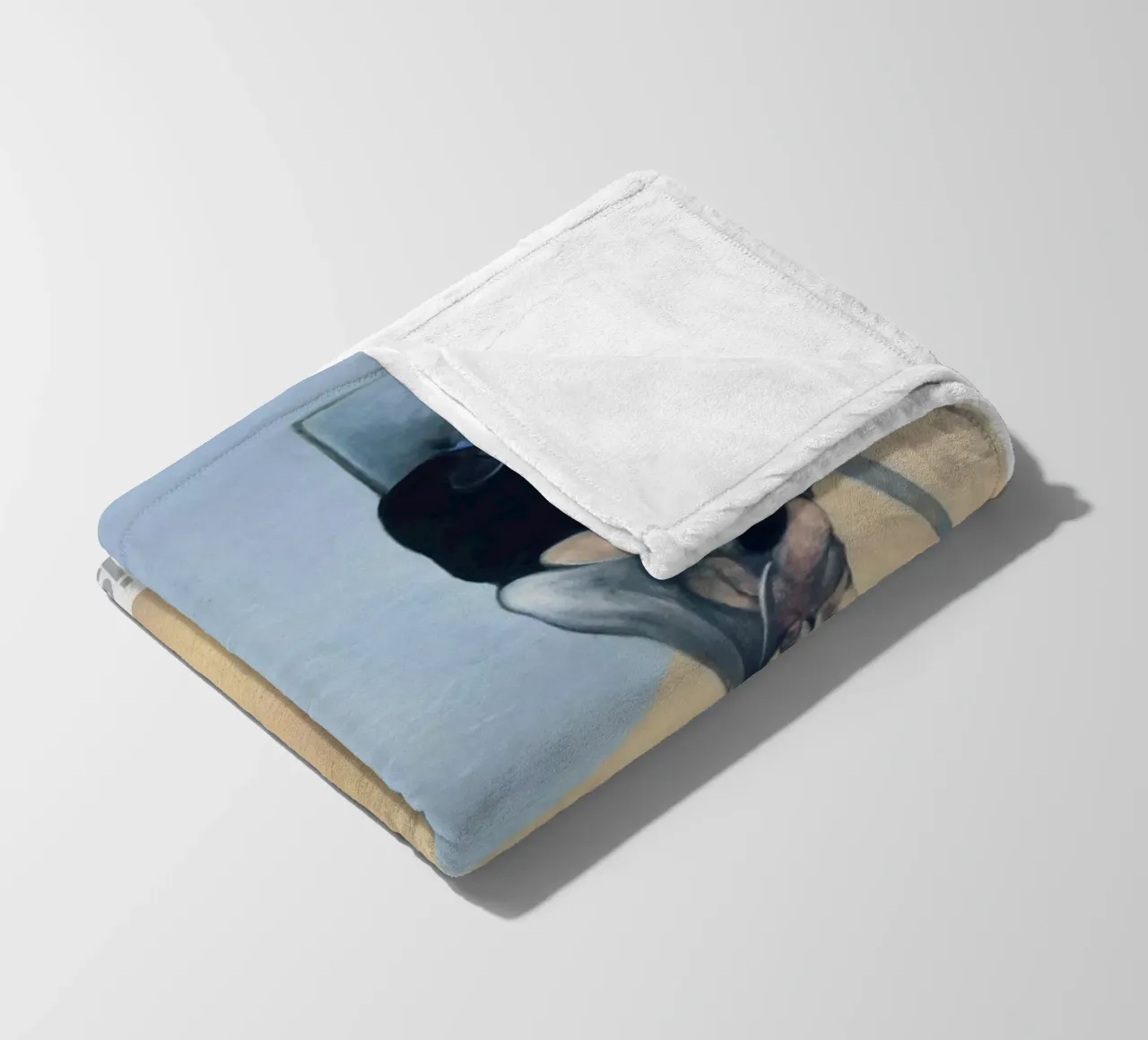Bacon, Seated Man 1984 fleece blanket by Collins Shop