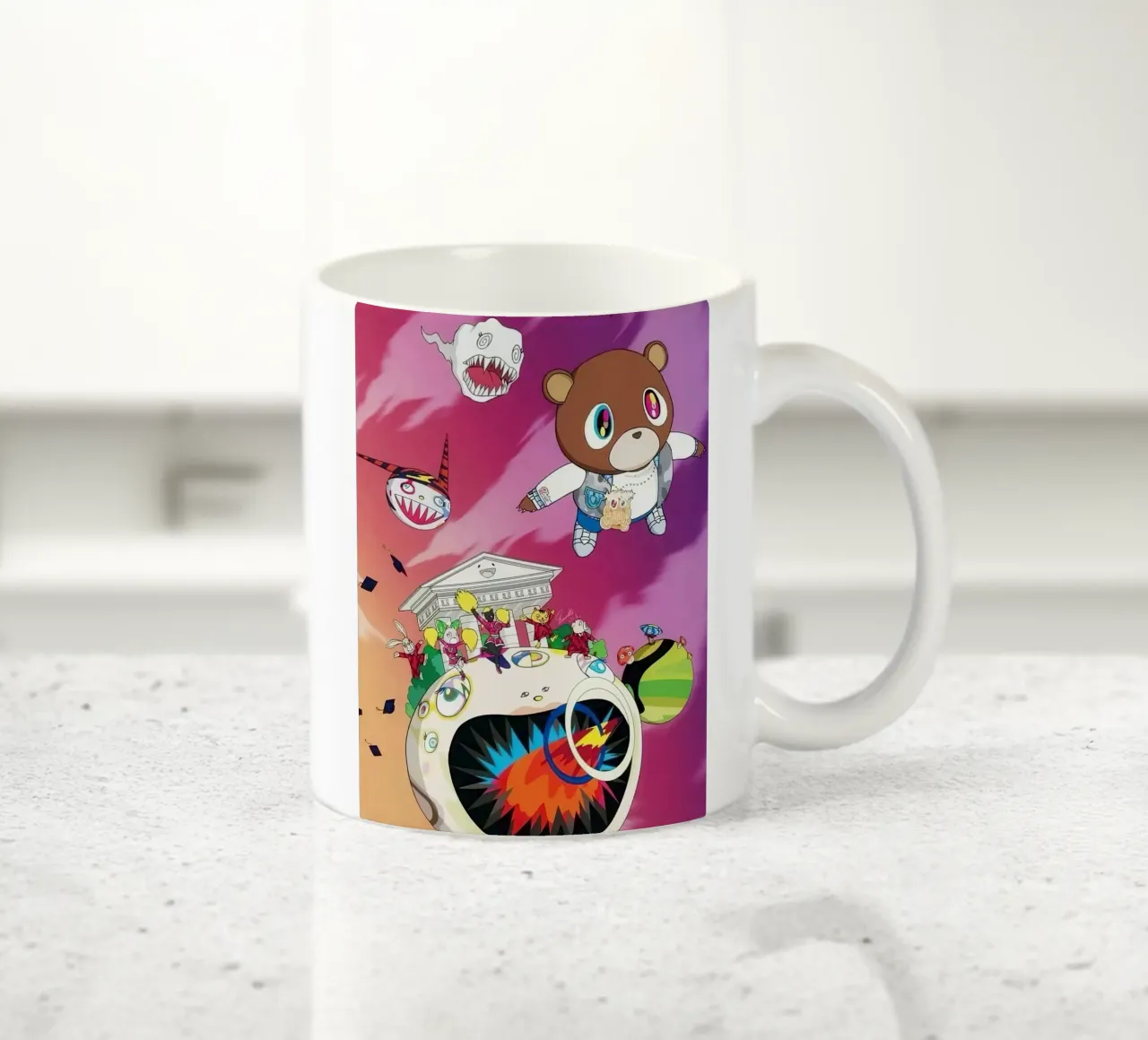 Kanye West Graduation ceramic mug by Musadad Shop