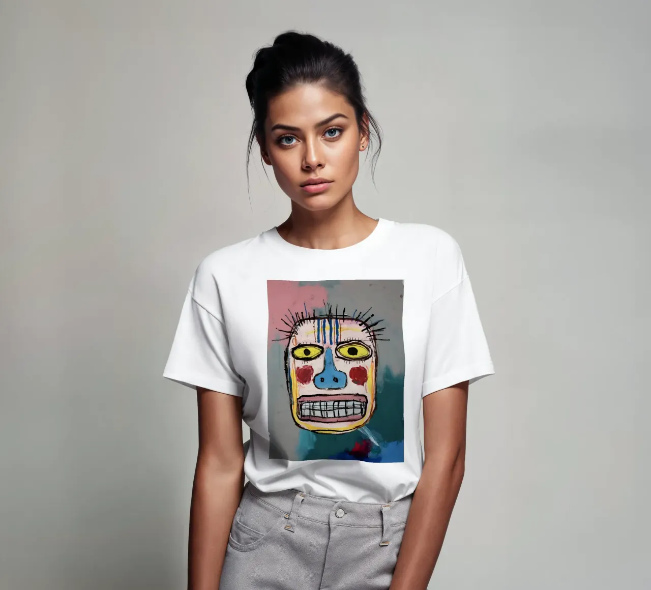 Jean Basquiat - Abstract Painting t-shirt by Gage Gottlieb