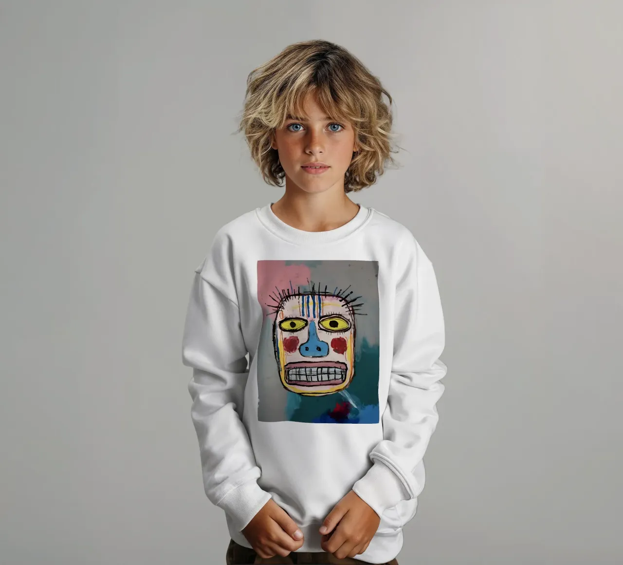 Jean Basquiat - Abstract Painting felpa bambino da Gage Gottlieb